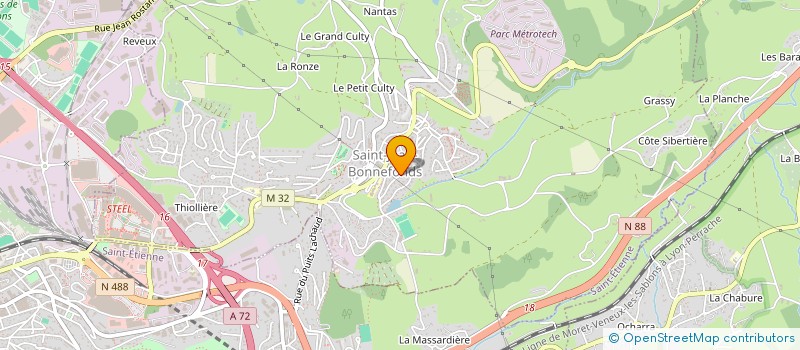 localisation de l'entreprise SCI ELISE  SAINT-JEAN-BONNEFONDS