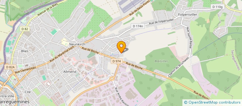 localisation de l'entreprise SCI ELISE à SARREGUEMINES