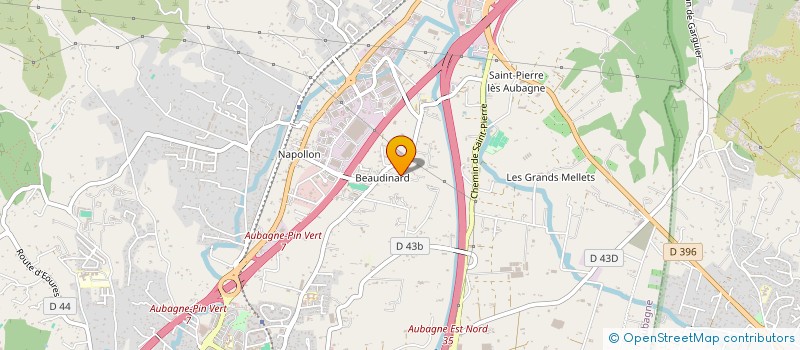 localisation de l'entreprise SCI ELISE à AUBAGNE