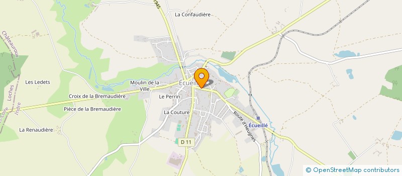 localisation de l'entreprise SCI ELISE à ECUEILLE