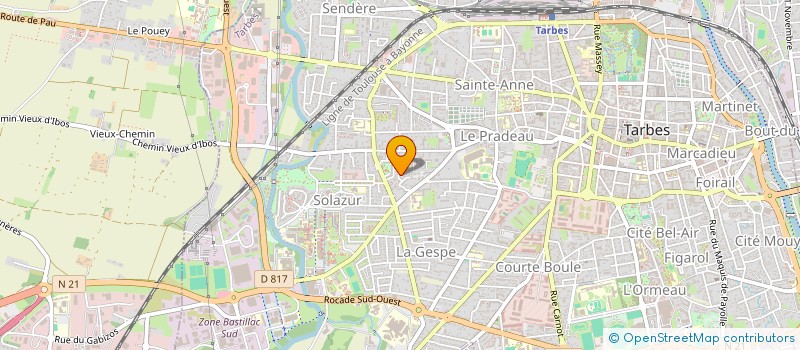 localisation de l'entreprise SCI ELISE  TARBES