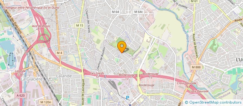 localisation de l'entreprise SCI ELISE à TOULOUSE