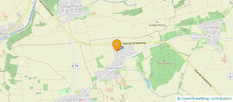 localisation de l'entreprise SCI ELISE DE HUNEBERG  KIENHEIM