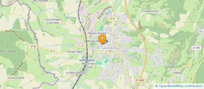 localisation de l'entreprise SCI ELISE ET JEAN  SAINT-AMOUR