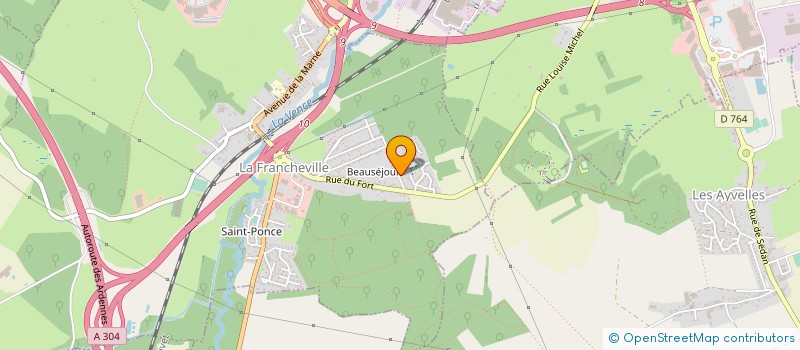 localisation de l'entreprise SCI ELISE ET POL  LA FRANCHEVILLE