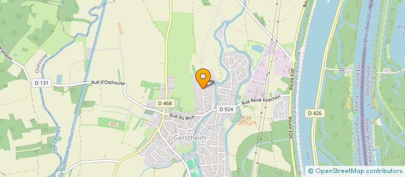 localisation de l'entreprise SCI ELISE II  GERSTHEIM