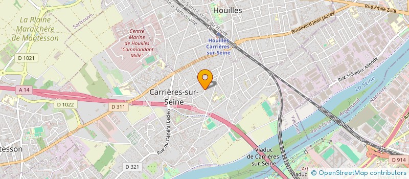 localisation de l'entreprise SCI ELISE O SUD  CARRIERES-SUR-SEINE