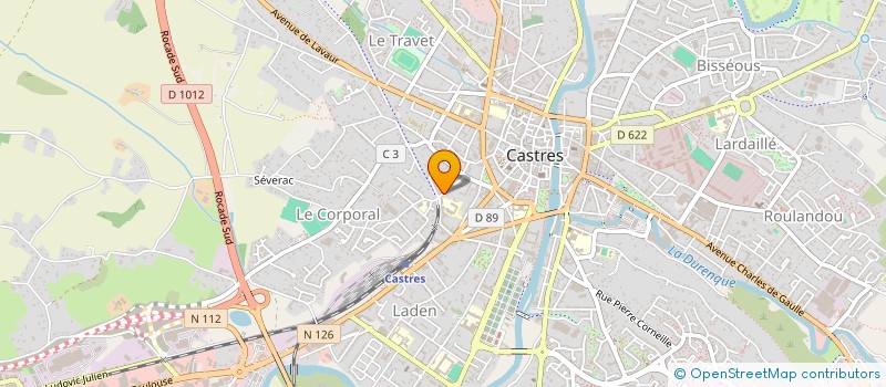 localisation de l'entreprise SCI ELISE & PAUL  CASTRES