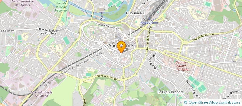 localisation de l'entreprise SCI ELISEE à ANGOULEME