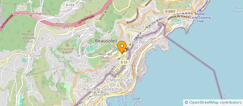 localisation de l'entreprise SCI ELISIR  BEAUSOLEIL