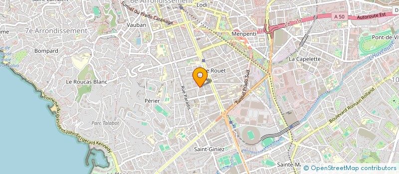 localisation de l'entreprise SCI ELITE à MARSEILLE