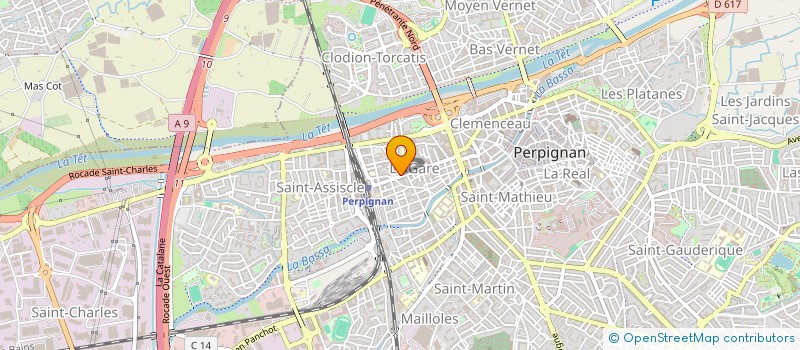 localisation de l'entreprise SCI ELITE  PERPIGNAN