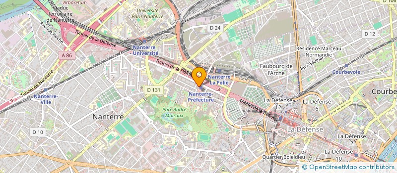 localisation de l'entreprise SCI ELITE CHISINAU  NANTERRE