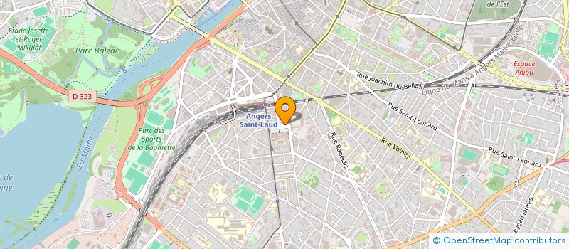 localisation de l'entreprise SCI ELITE II à ANGERS