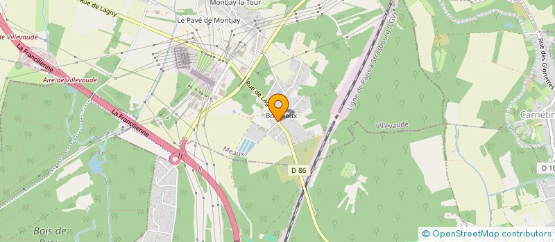 localisation de l'entreprise SCI ELITEO  VILLEVAUDE