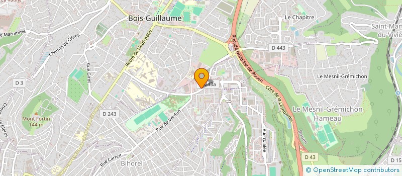 localisation de l'entreprise SCI ELITESS  BIHOREL