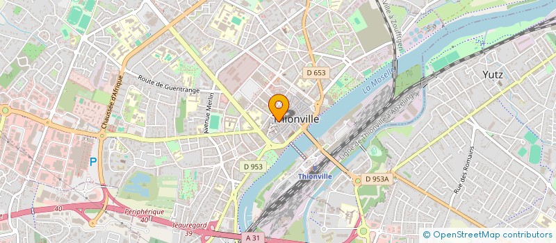 localisation de l'entreprise SCI ELITONI à THIONVILLE