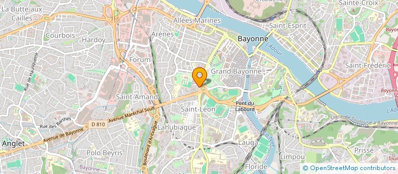 localisation de l'entreprise SCI ELIVAGE à BAYONNE