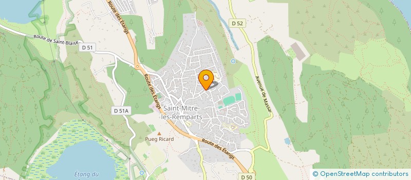 localisation de l'entreprise SCI ELIVAL  SAINT-MITRE-LES-REMPARTS