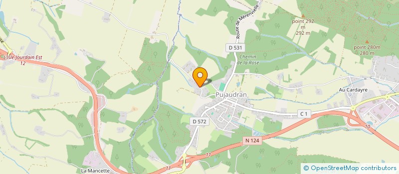 localisation de l'entreprise SCI ELIVANA  PUJAUDRAN