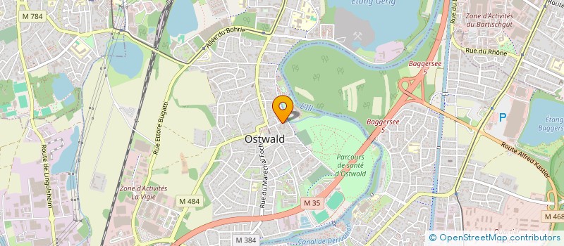 localisation de l'entreprise SCI ELIXIR  OSTWALD