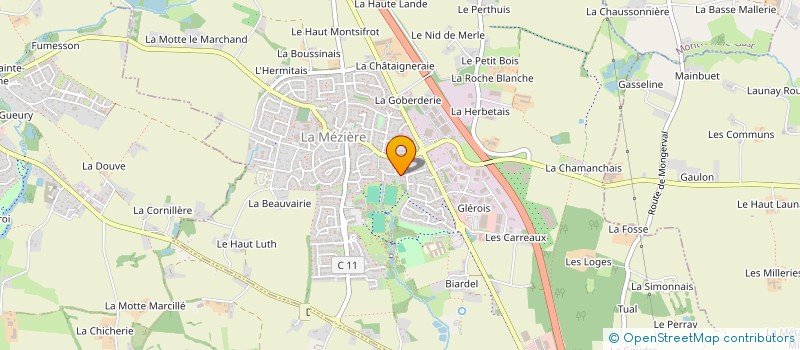 localisation de l'entreprise SCI ELIXIR IMMO  LA MEZIERE