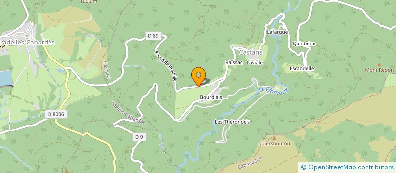 localisation de l'entreprise SCI ELIXIRS BENAZETH  CASTANS