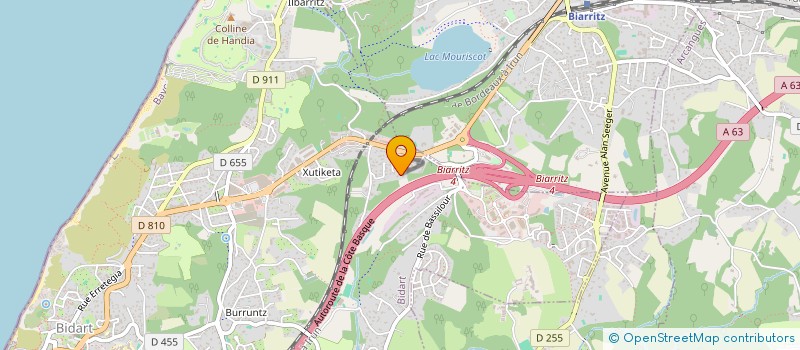 localisation de l'entreprise SCI ELIZALDIA  GUETHARY