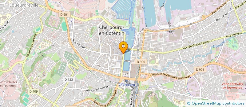localisation de l'entreprise SCI ELJ DU COMMERCE à CHERBOURG-EN-COTENTIN