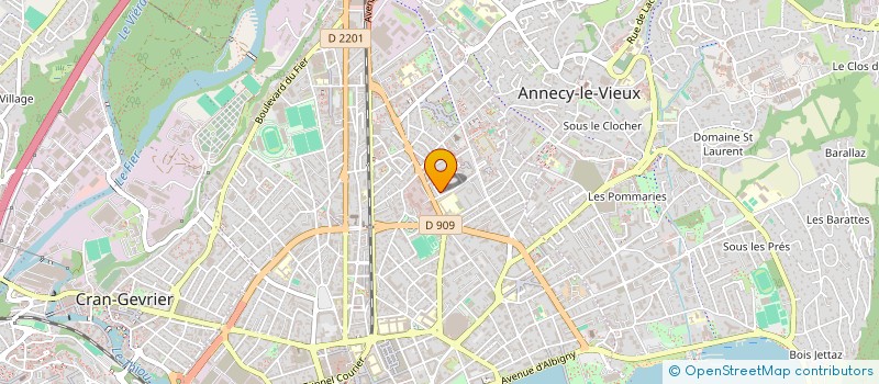 localisation de l'entreprise SCI ELJAG  ANNECY