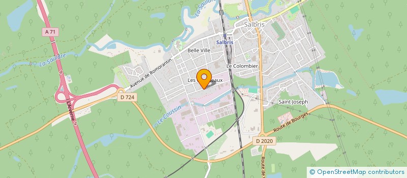 localisation de l'entreprise SCI ELJESY  SALBRIS