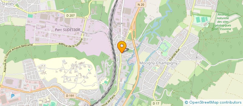 localisation de l'entreprise SCI ELJF  ETAMPES