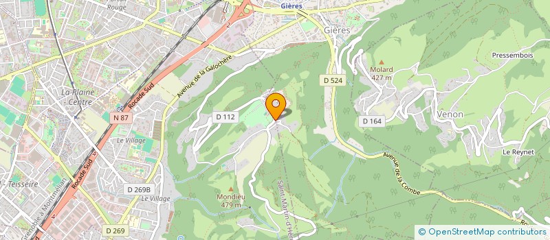 localisation de l'entreprise SCI ELJK  GIERES