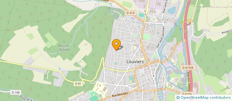 localisation de l'entreprise SCI ELJOSO  LOUVIERS