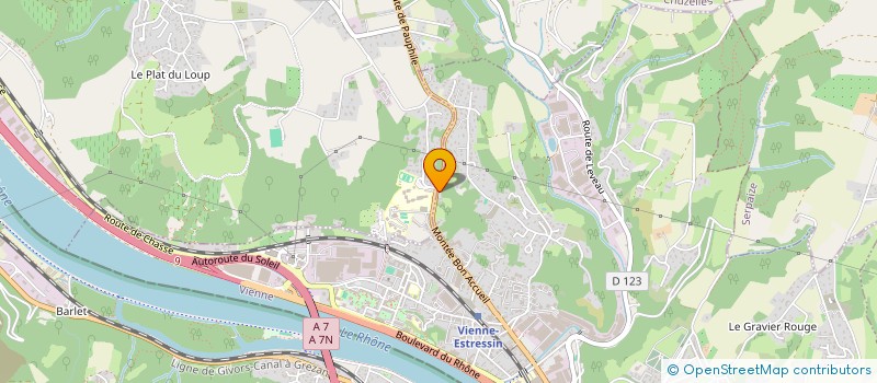 localisation de l'entreprise SCI ELJUVI  VIENNE