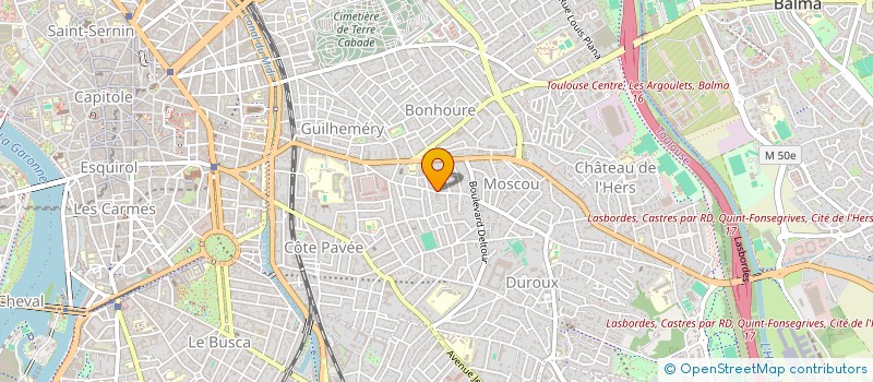 localisation de l'entreprise SCI ELKA à TOULOUSE