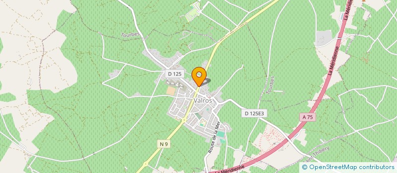 localisation de l'entreprise SCI ELKA34  VALROS