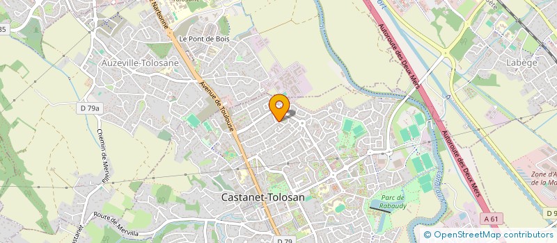 localisation de l'entreprise SCI ELKARREKIN à CASTANET-TOLOSAN