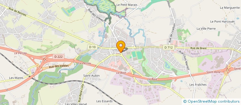 localisation de l'entreprise SCI ELKHA  YFFINIAC