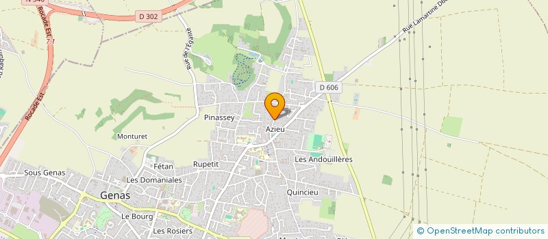 localisation de l'entreprise SCI ELLA  GENAS