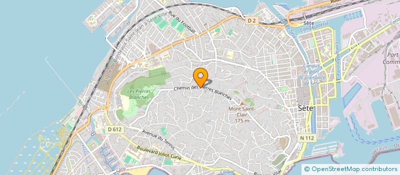 localisation de l'entreprise SCI ELLA  SETE