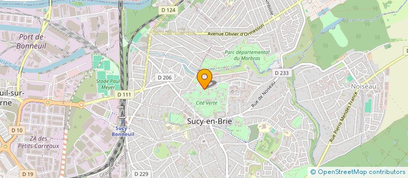 localisation de l'entreprise SCI ELLA  SUCY-EN-BRIE