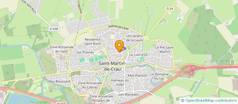 localisation de l'entreprise SCI ELLA à SAINT-MARTIN-DE-CRAU