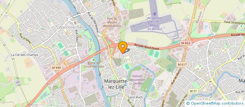 localisation de l'entreprise SCI ELLA  MARQUETTE-LEZ-LILLE