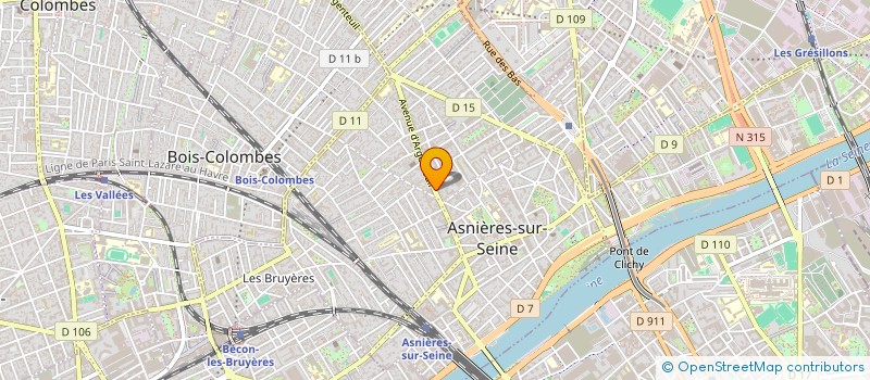 localisation de l'entreprise SCI ELLA  ASNIERES-SUR-SEINE