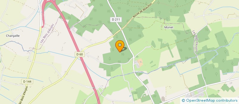 localisation de l'entreprise SCI ELLA  LES BOIS D'ANJOU