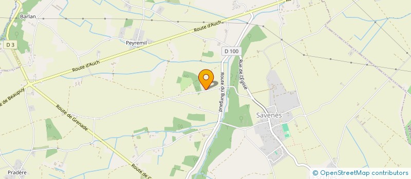 localisation de l'entreprise SCI ELLA  SAVENES