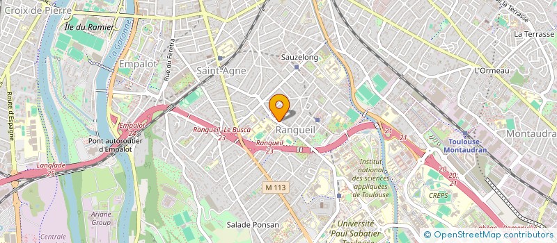 localisation de l'entreprise SCI ELLA à TOULOUSE
