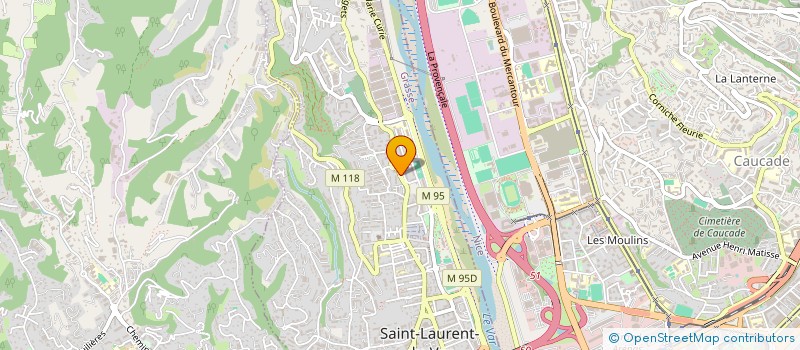 localisation de l'entreprise SCI ELLA  SAINT-LAURENT-DU-VAR