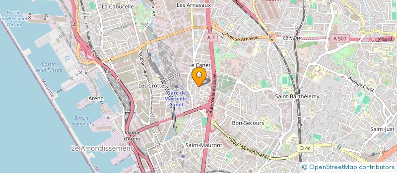 localisation de l'entreprise SCI ELLA NOTRE DAME à MARSEILLE